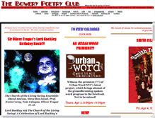 Tablet Screenshot of original.bowerypoetry.com
